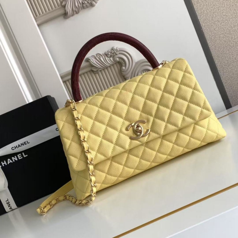 Ch**el top handle bags